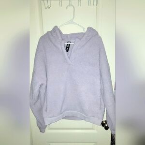 Lilac Sherpa hoodie